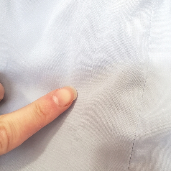 RW&CO light ice blue classic cotton blazer jacket size 2 fits XS pastel - Picture 14 of 16